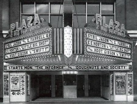 old photo from cinema treasures Plaza Theatre, Lansing